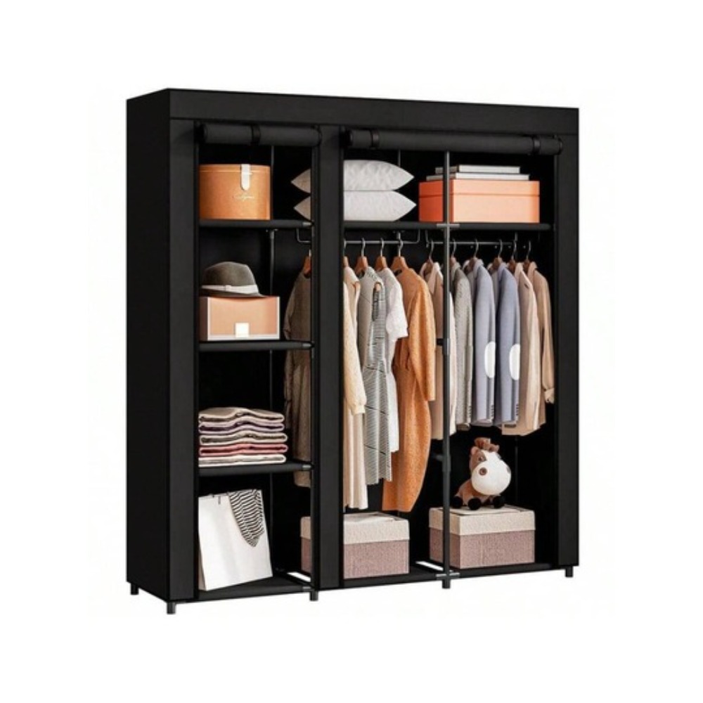 Portable Wardrobe Closet Stora - огляд і ціна Wardrobe Closet Portable Fabric Cover