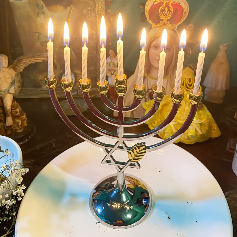 9 Branch Hanukkah Menorah Meta - огляд і ціна Tables