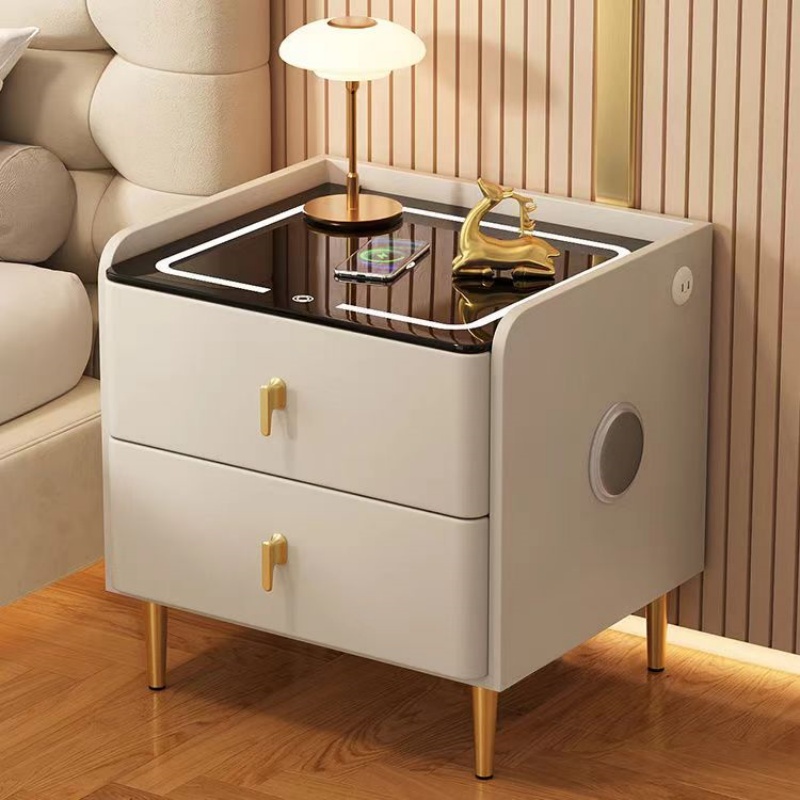 Nordic Style Wooden Bedside Ta - огляд і ціна Solid Wood Nightstand 2 Drawers