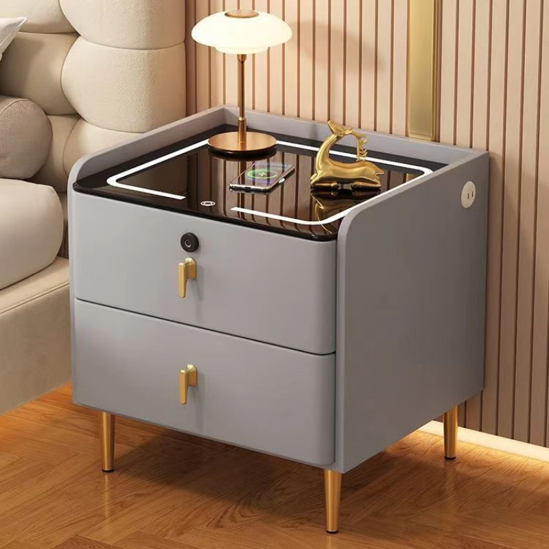 Nordic Style Wooden Bedside Ta - огляд і ціна Solid Wood Nightstand 2 Drawers