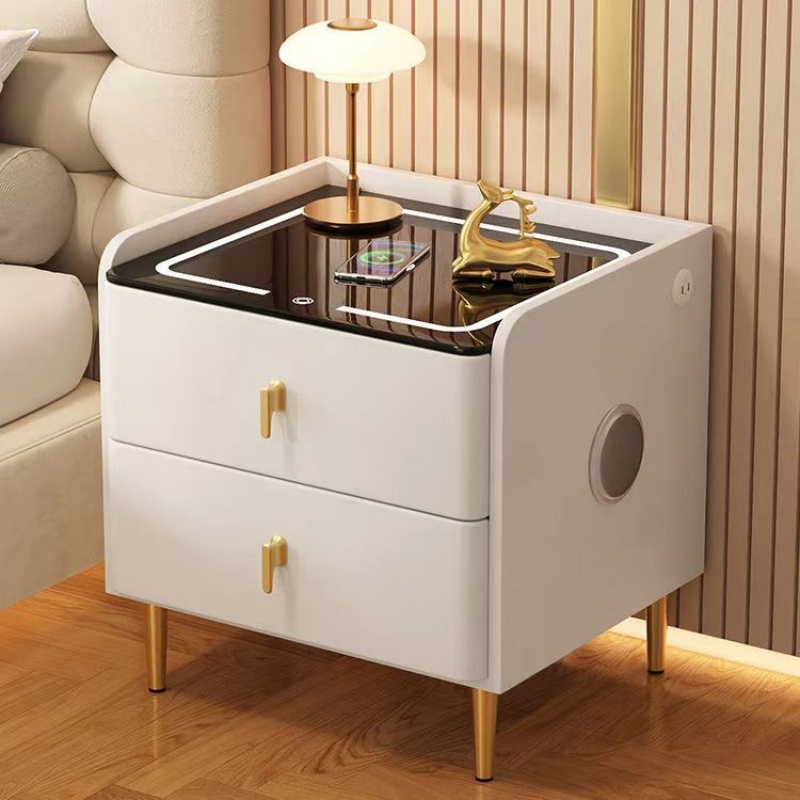 Nordic Style Wooden Bedside Ta - огляд і ціна Solid Wood Nightstand 2 Drawers