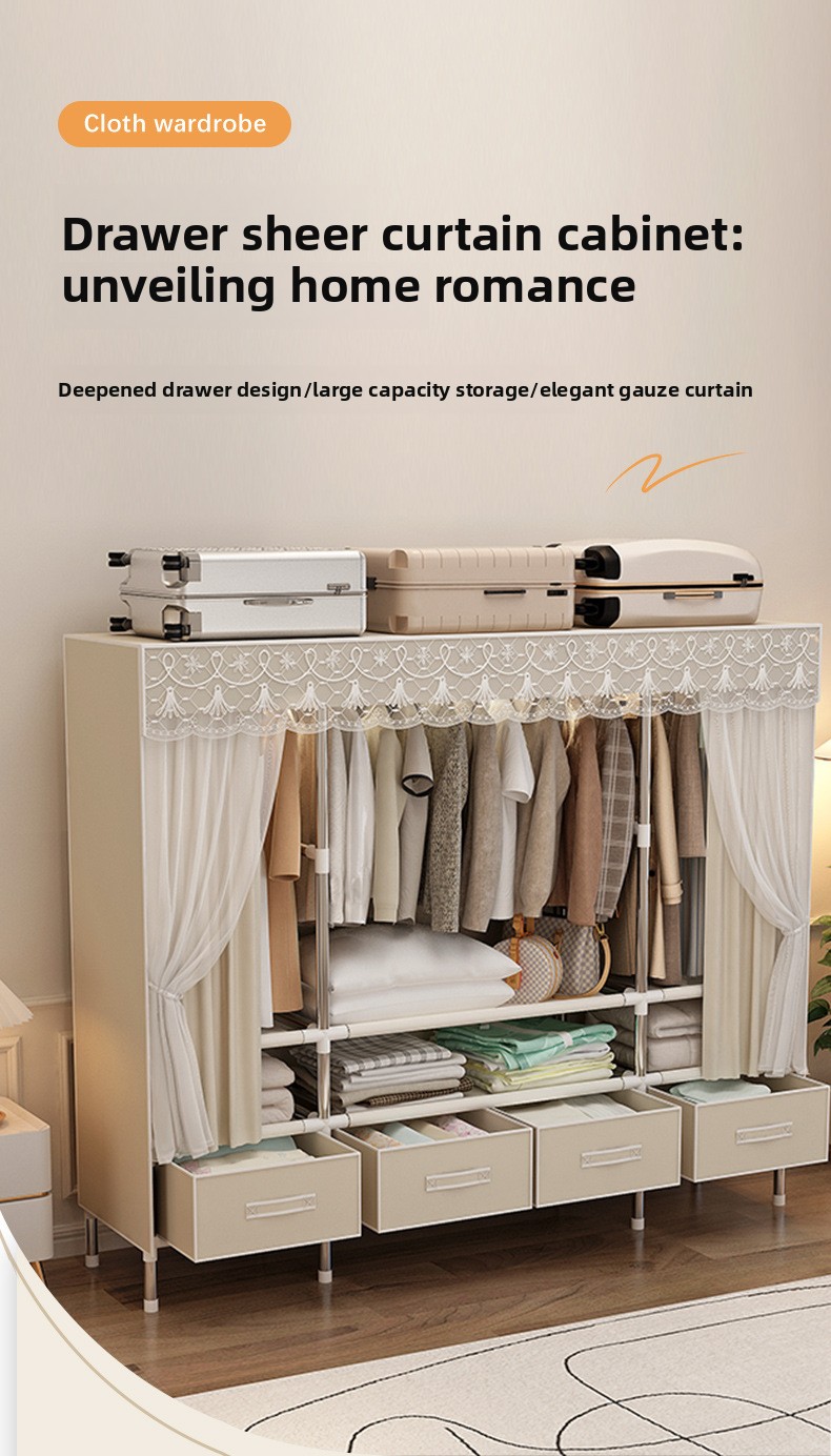 Portable Closet with Cover Fol - огляд і ціна Wardrobe Closet Portable Fabric Cover