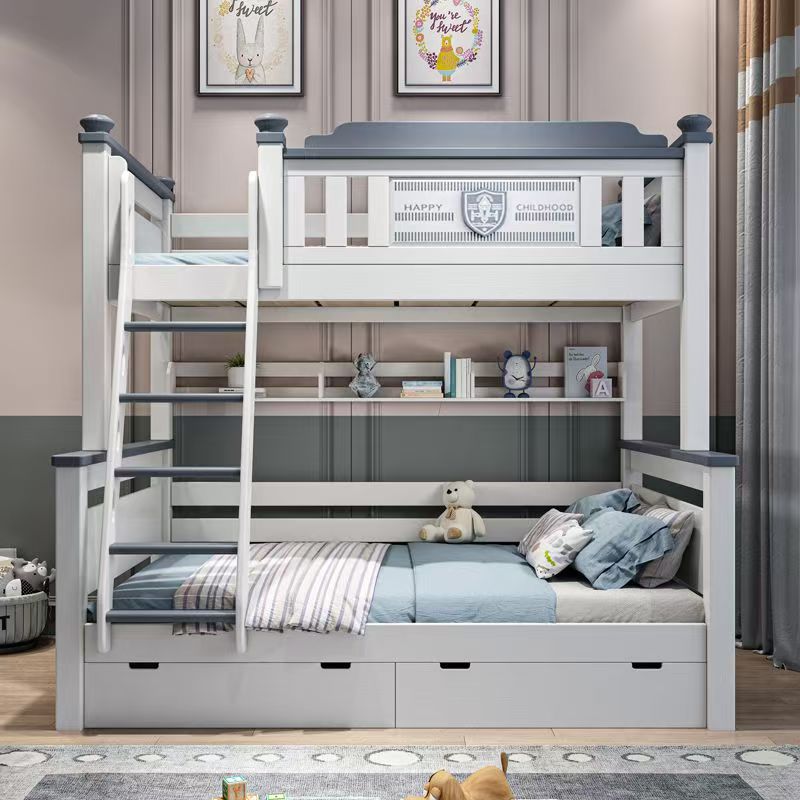！@2025 Cheap Wooden Kids Bedro - огляд і ціна Bunk Bed With Stairs And Slide