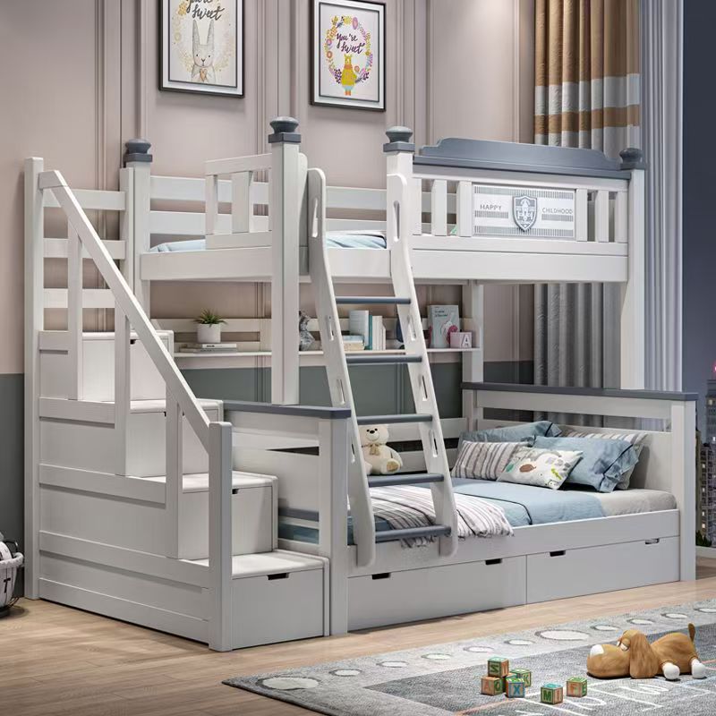 ！@2025 Cheap Wooden Kids Bedro - огляд і ціна Bunk Bed With Stairs And Slide