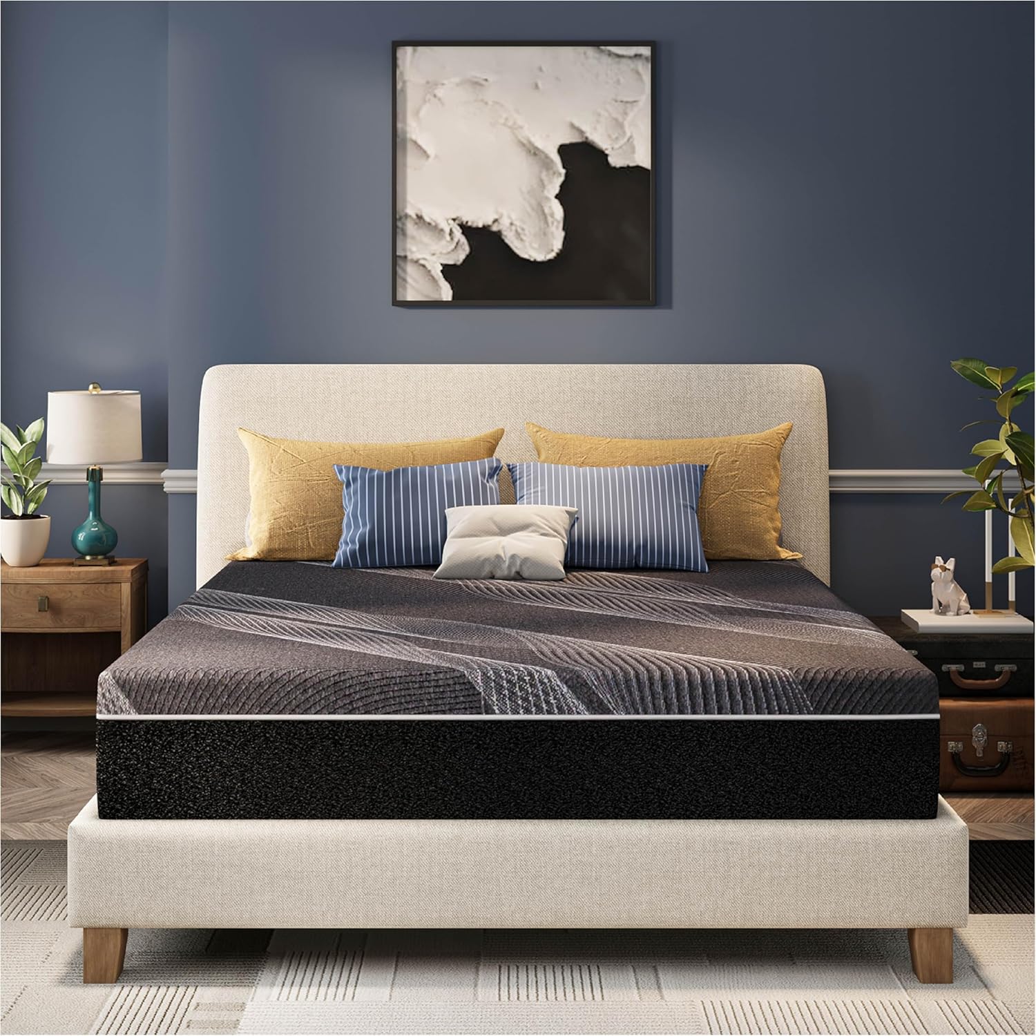 12 Inch Queen Mattress, Bamboo - огляд і ціна Memory Foam Mattress In A Box Queen