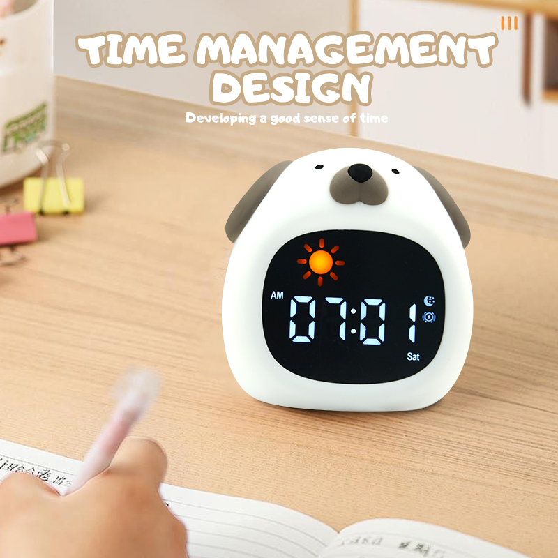 Night Light Clock Cat Baby Sle - огляд і ціна Floating Nightstand With Led Light