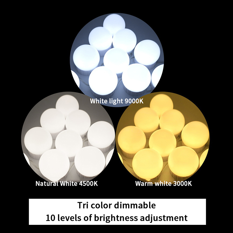 〔YY32〕LED Detachable Bulbs Mak - огляд і ціна Dressing Table Vanity With Lighted Mirror