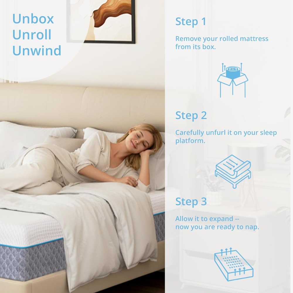14 Inch Queen Mattress in a Bo - огляд і ціна Memory Foam Mattress In A Box Queen