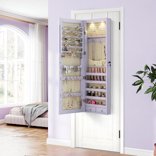 Wall or Door Mounted Jewelry A - огляд і ціна Full Length Mirror Jewelry Armoire