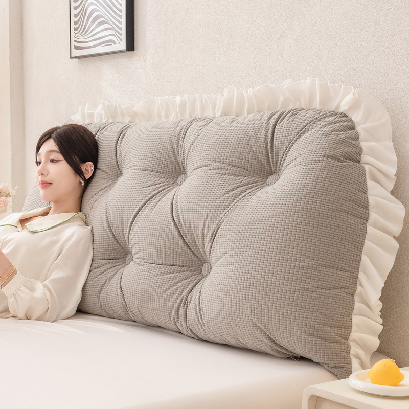 Ruffled Headboard Pillow Lumba - огляд і ціна Headboard Cushion Backrest Tatami