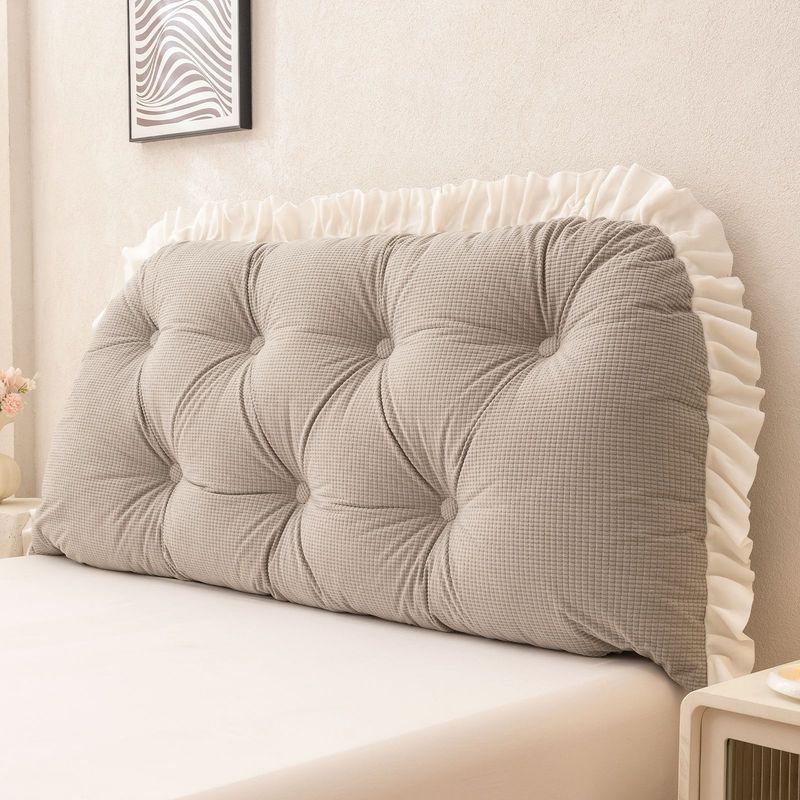 Ruffled Headboard Pillow Lumba - огляд і ціна Headboard Cushion Backrest Tatami