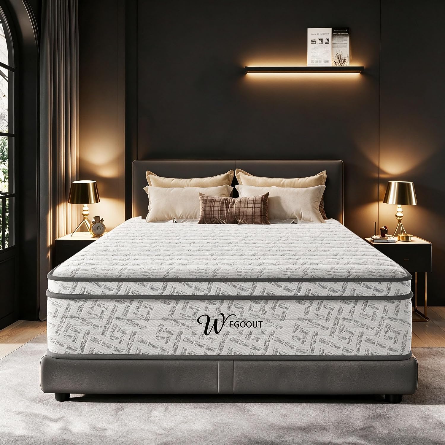 Queen Size Mattress 12 Inch, M - огляд і ціна Memory Foam Mattress In A Box Queen