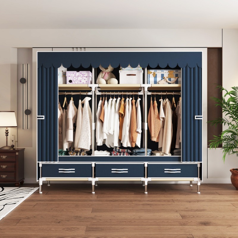 65 Inch Fabric Closet with Dra - огляд і ціна Wardrobe Closet Portable Fabric Cover