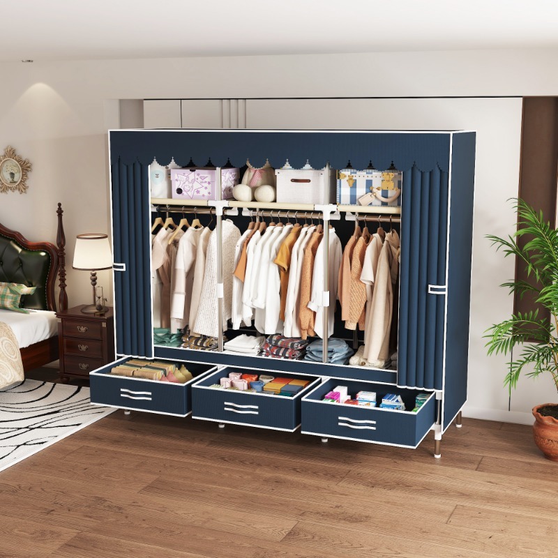 65 Inch Fabric Closet with Dra - огляд і ціна Wardrobe Closet Portable Fabric Cover