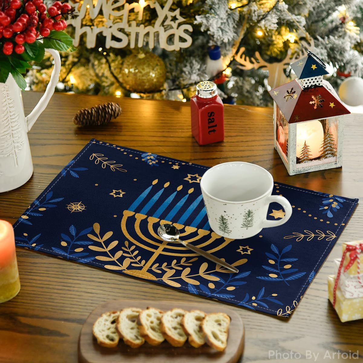 8Pcs Hanukkah Rosh Hashanah Pa - огляд і ціна Tables