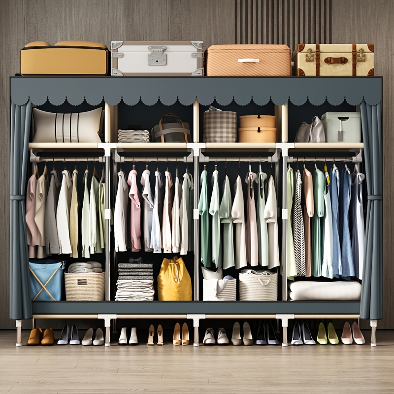 Metal Frame Portable Closet Or - огляд і ціна Wardrobe Closet Portable Fabric Cover