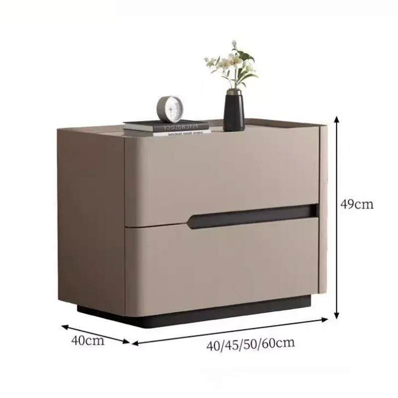 Nordic Modern Night Table Stor - огляд і ціна Solid Wood Nightstand 2 Drawers
