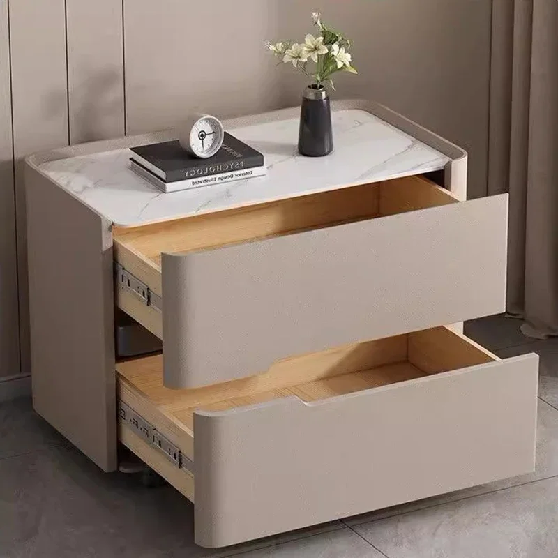 Nordic Modern Night Table Stor - огляд і ціна Solid Wood Nightstand 2 Drawers