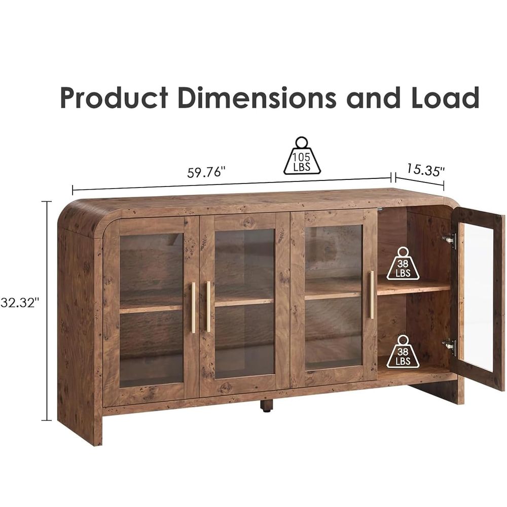 Sideboard Buffet Cabinet with  - огляд і ціна Tables