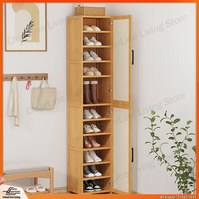Modern Multi-Layer Shoe Rack f - огляд і ціна Shoe Rack Cabinet Narrow Entryway