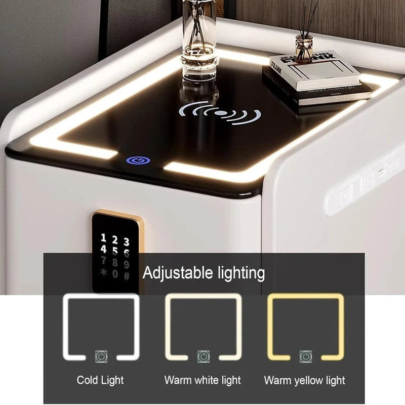 Night Stands With USB Ports LE - огляд і ціна Solid Wood Nightstand 2 Drawers