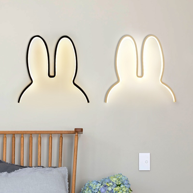 Cute Led Rabbit Wall Lights US - огляд і ціна Floating Nightstand With Led Light