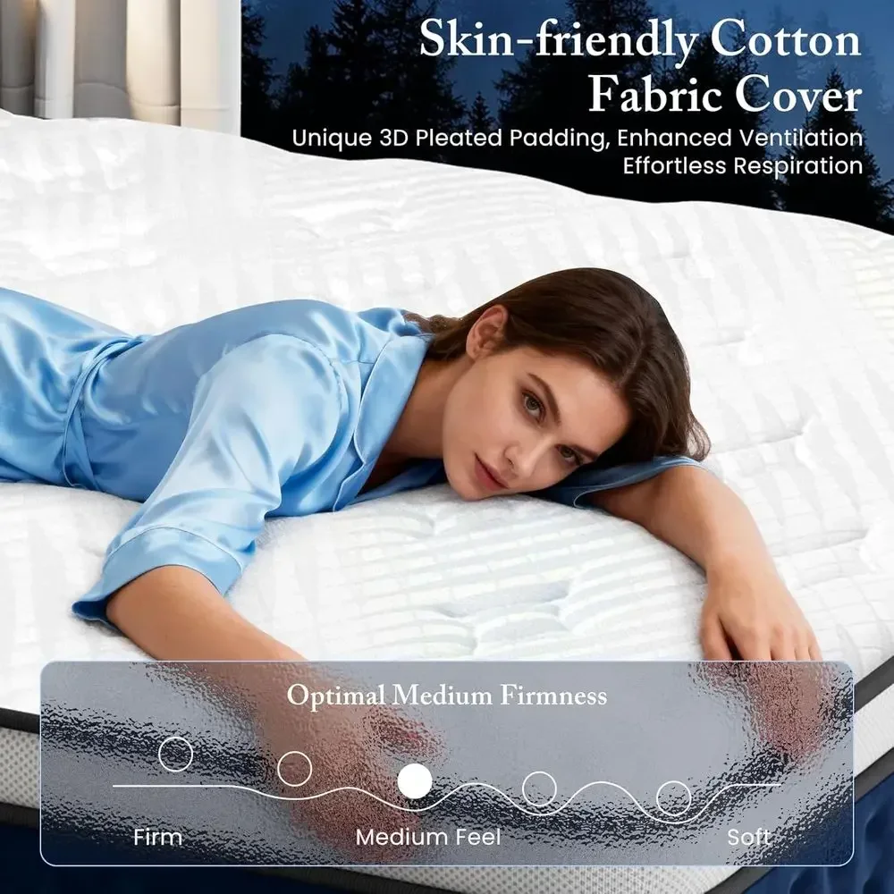 12 Inch Hybrid Mattress Queen  - огляд і ціна Memory Foam Mattress In A Box Queen