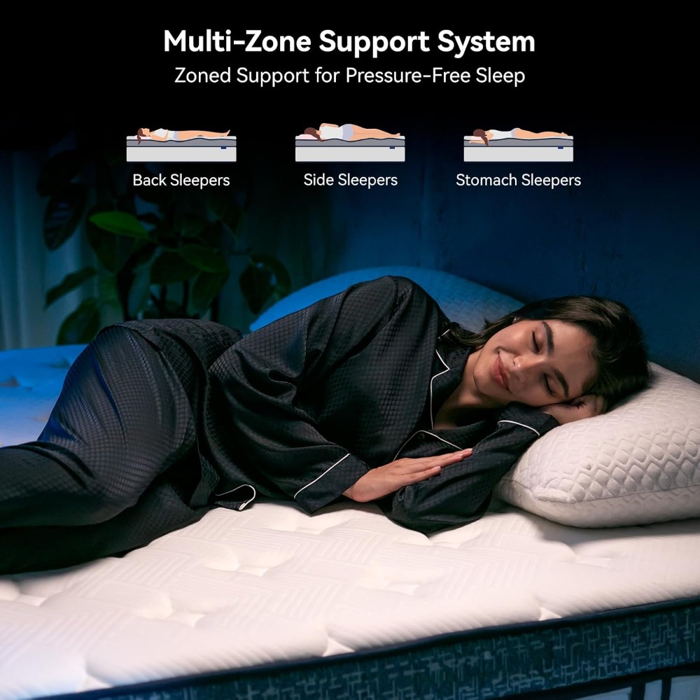 Queen Mattress, 12 Inch Hybrid - огляд і ціна Memory Foam Mattress In A Box Queen