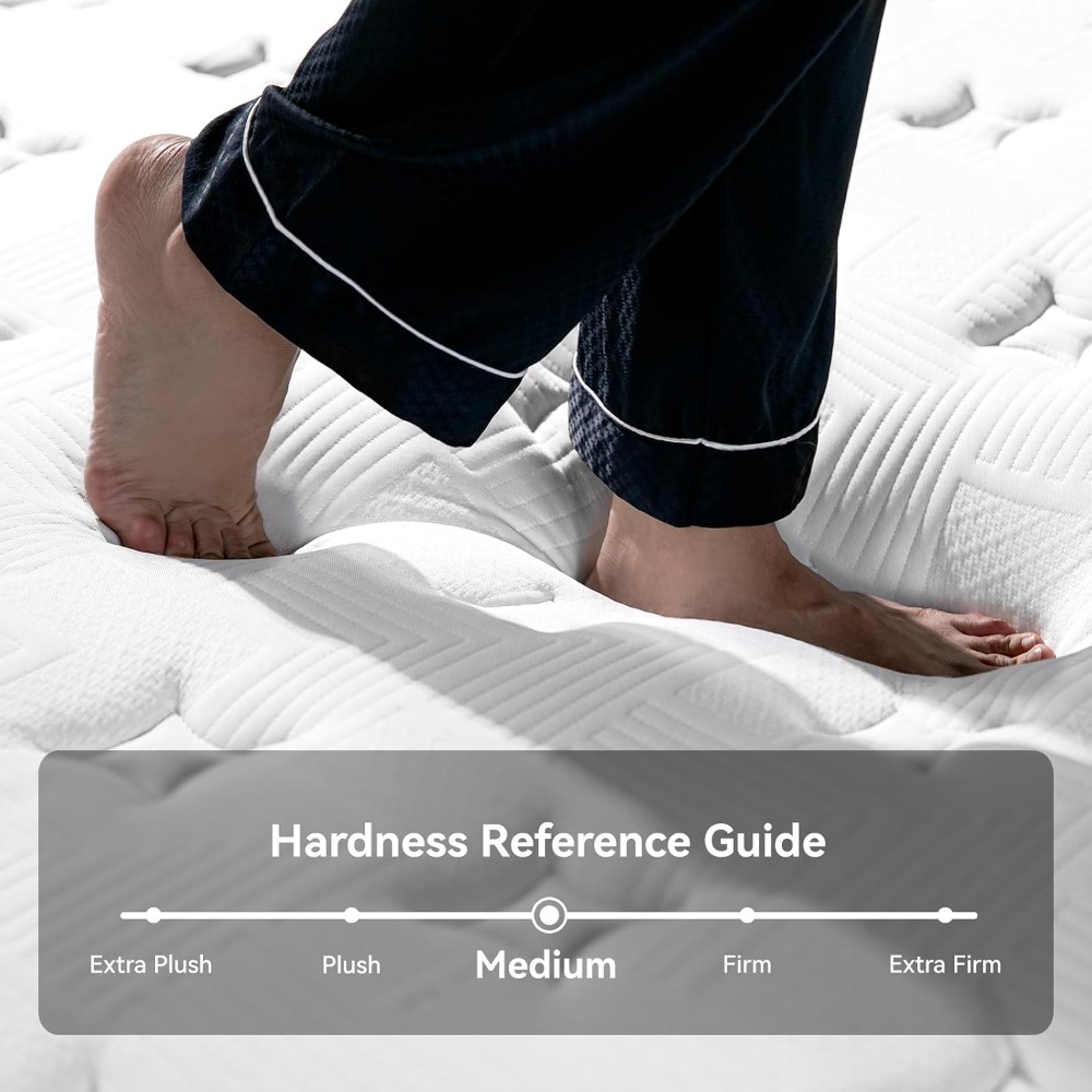 Queen Mattress, 12 Inch Hybrid - огляд і ціна Memory Foam Mattress In A Box Queen