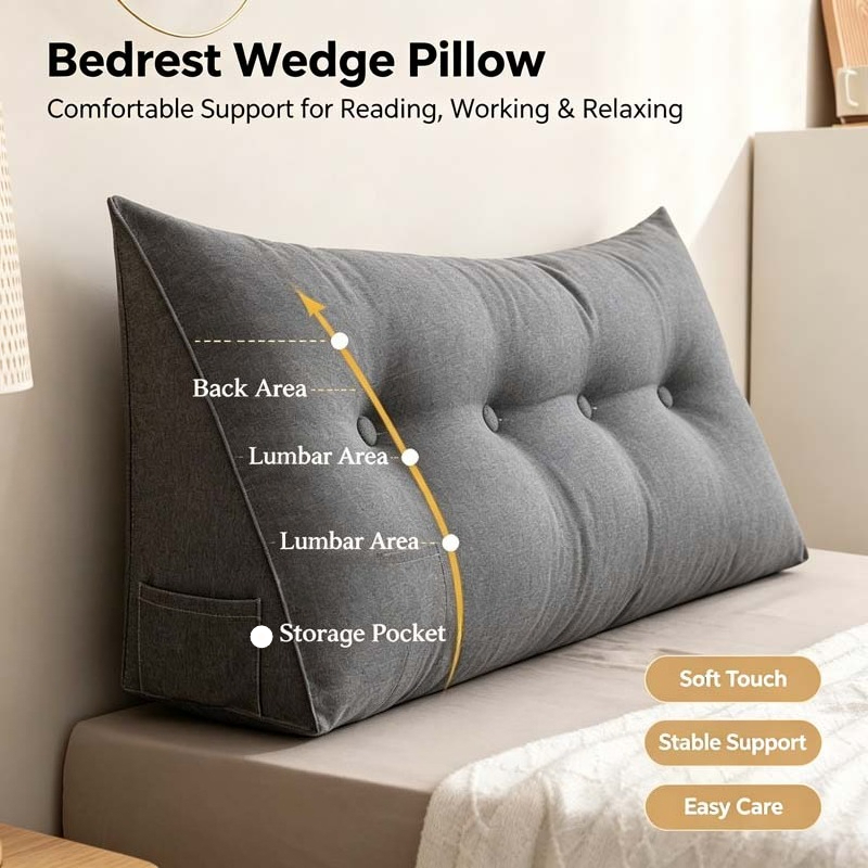 Large Headboard Cushion Tatami - огляд і ціна Headboard Cushion Backrest Tatami