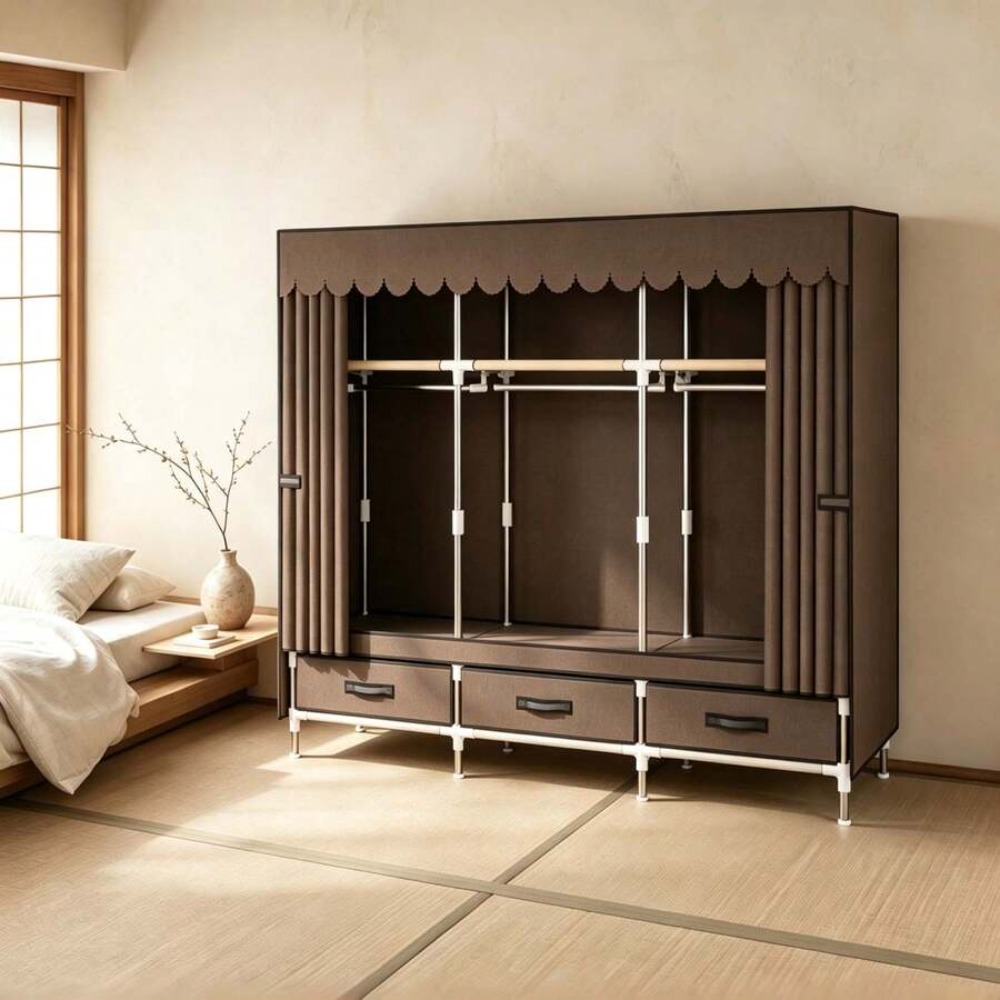Portable Wardrobe Closet with  - огляд і ціна Wardrobe Closet Portable Fabric Cover