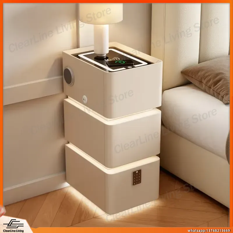 Ultra Narrow Floating Nightsta - огляд і ціна Floating Nightstand With Led Light