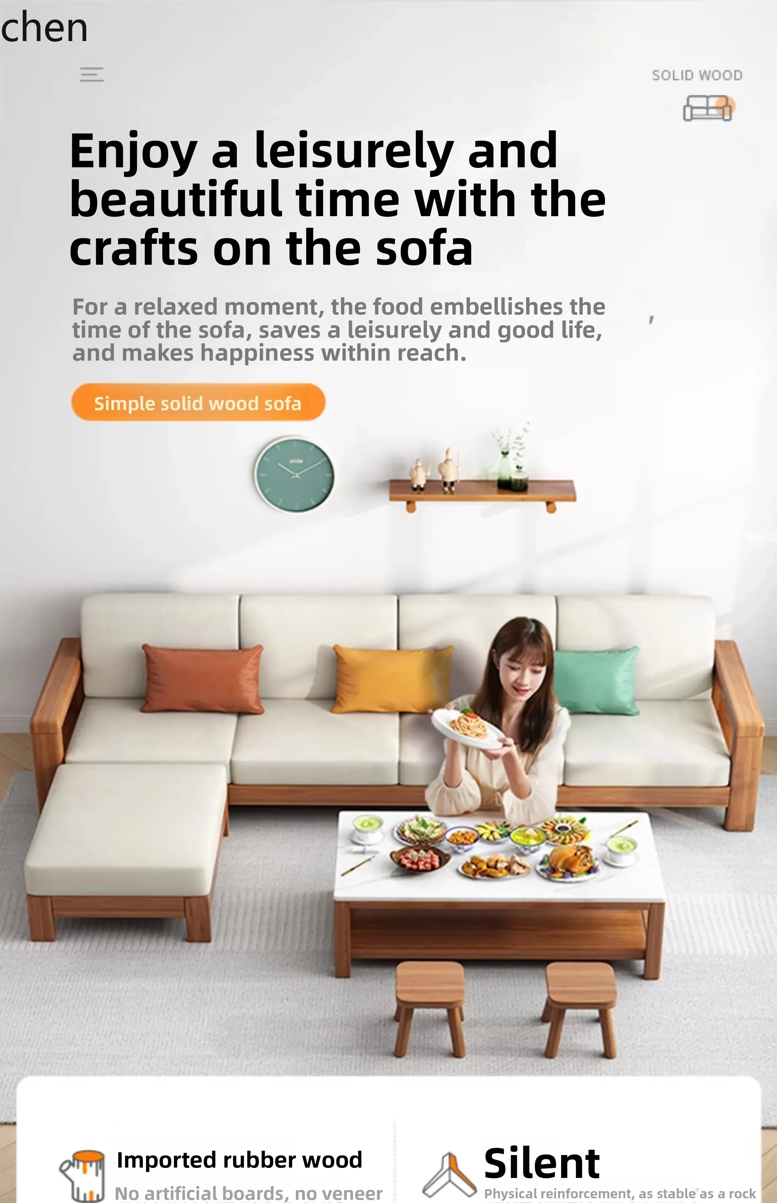 TQH7.2 all-solid wood technolo - огляд і ціна Sofas