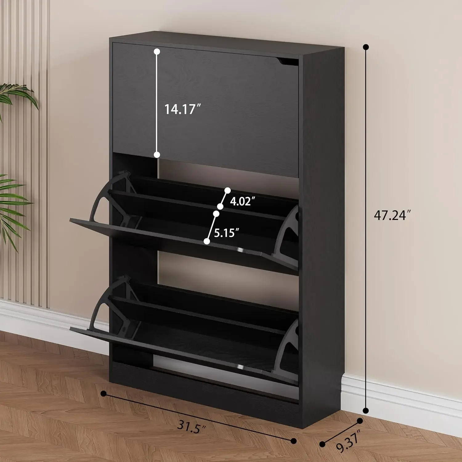Shoe Storage Cabinet, Wood Sho - огляд і ціна Shoe Rack Cabinet Narrow Entryway