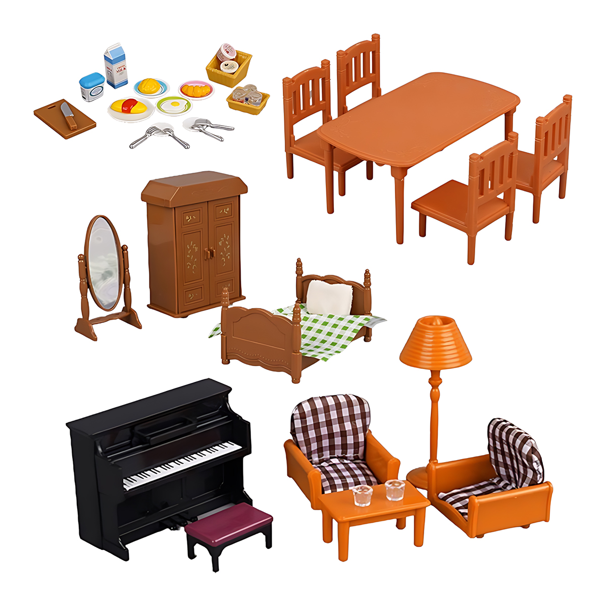 Miniature Furniture 1:12 Dollh - огляд і ціна Bedroom Furniture