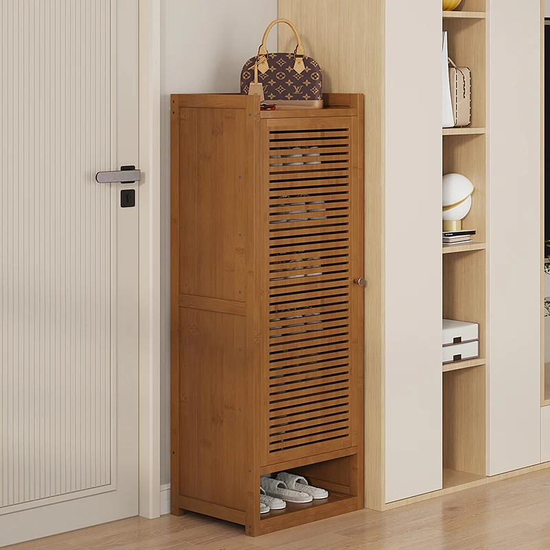 Narrow Small Shoe Rack with Do - огляд і ціна Shoe Rack Cabinet Narrow Entryway