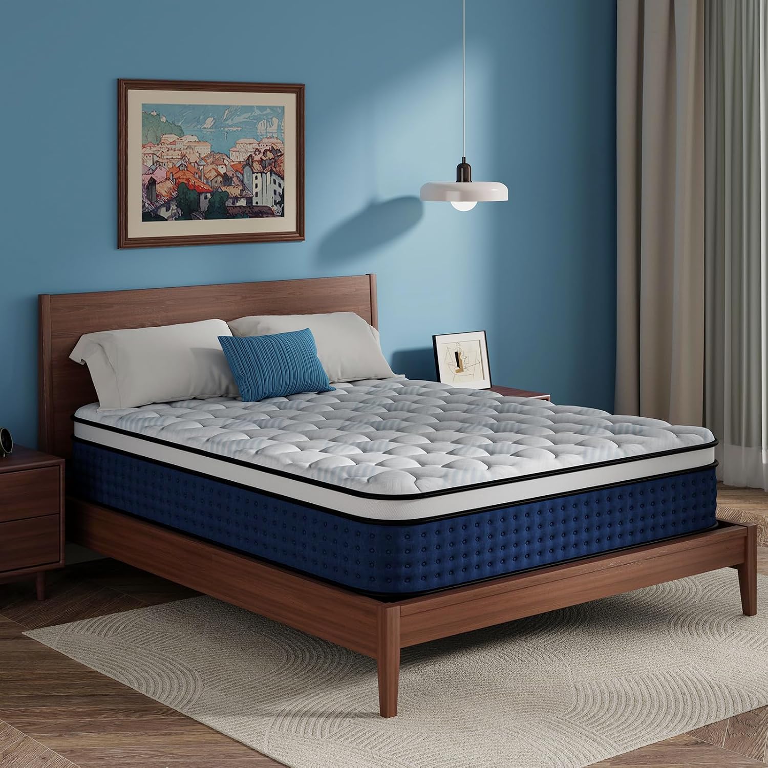 Mattress,Hybrid Queen Size Mat - огляд і ціна Memory Foam Mattress In A Box Queen