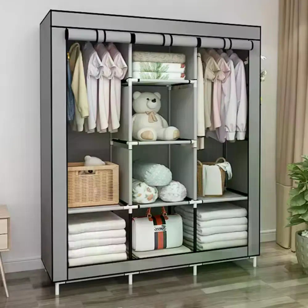 64-in Portable Covered Non-Wov - огляд і ціна Wardrobe Closet Portable Fabric Cover