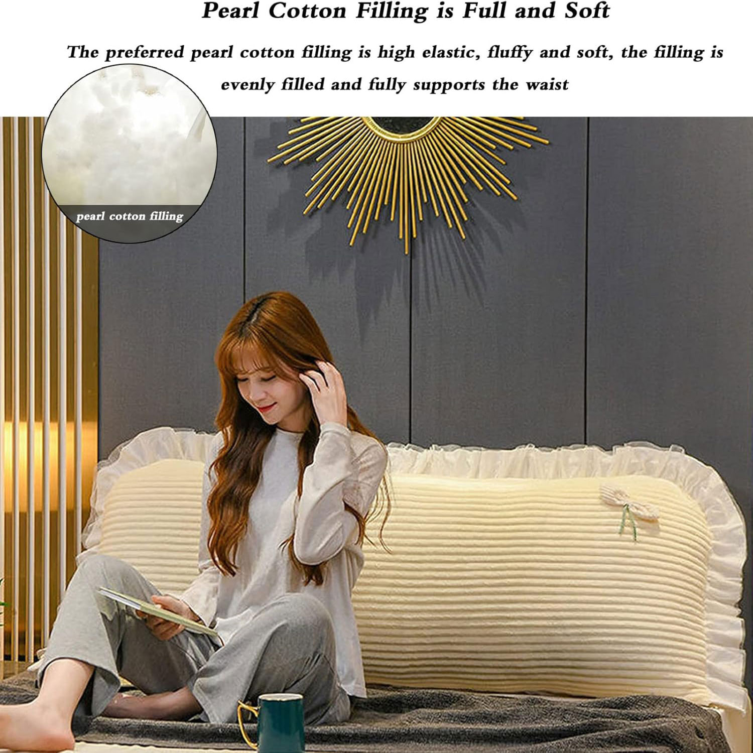 90/120/150CM Tatami Pillow Hea - огляд і ціна Headboard Cushion Backrest Tatami