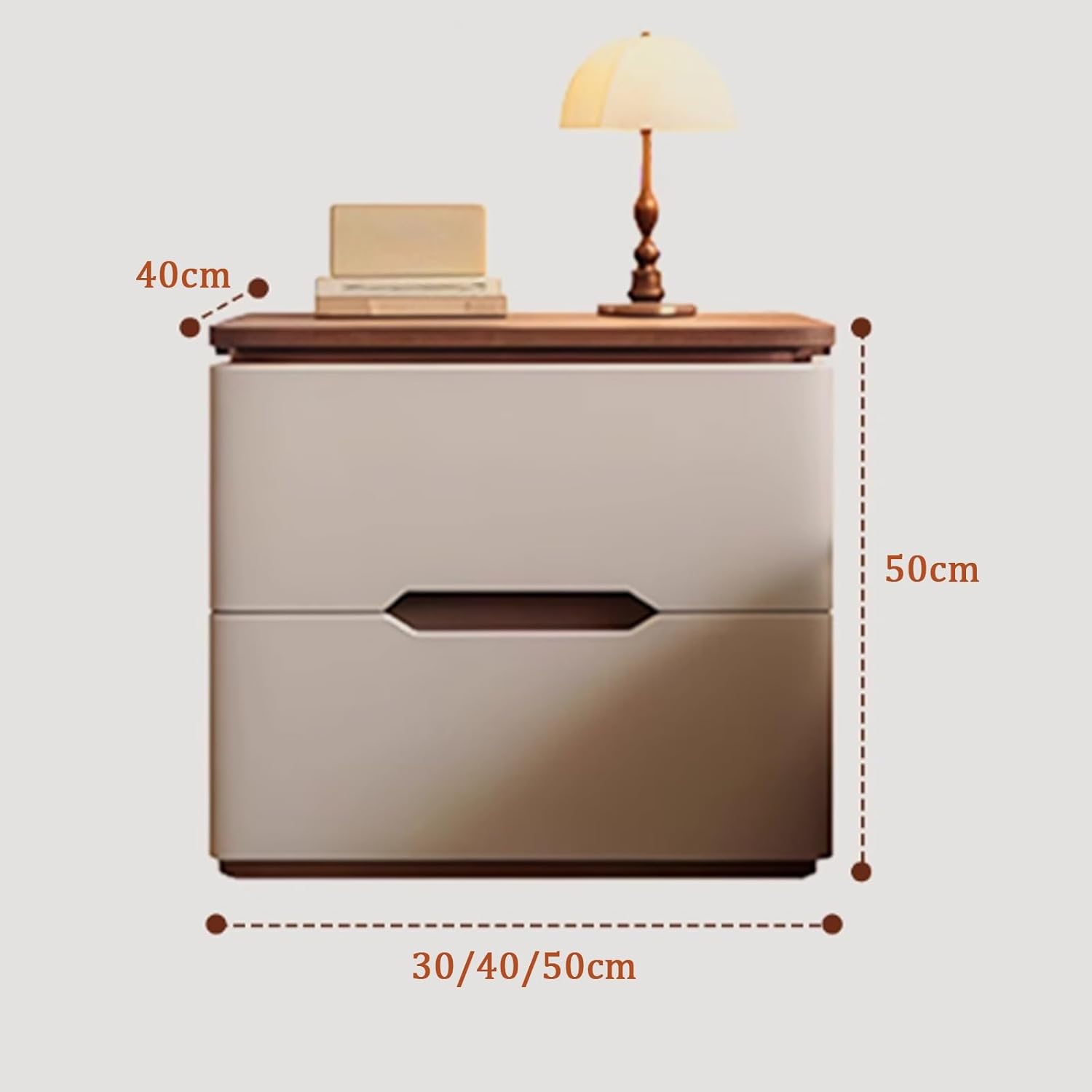Bed Side Tables Bedroom, Night - огляд і ціна Solid Wood Nightstand 2 Drawers